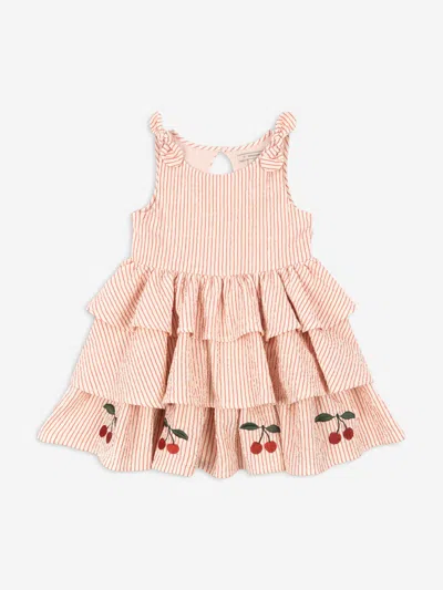 Konges Slojd Babies' Konges Sløjd Girls Ellie Dress In Pink