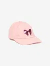Konges Slojd Konges Sløjd Girls Juno Sequin Bow Cap In Pink