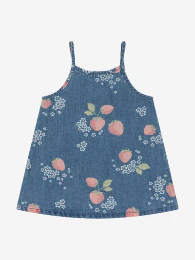 Konges Slojd Babies' Konges Sløjd Girls Magot Strap Dress In Blue