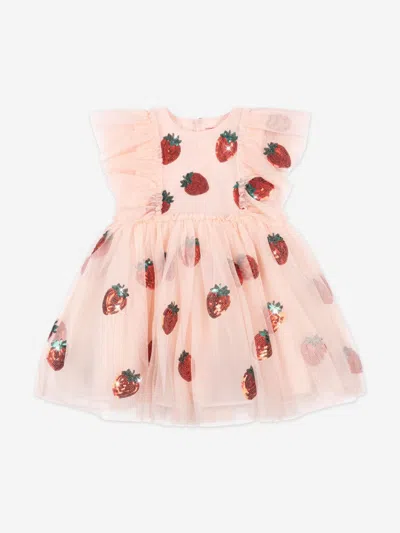 Konges Slojd Babies'  Konges Sløjd Girls Yvonne Frill Dress In Pink