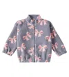 Konges Slojd Jodi Printed Teddy Jacket In Grey