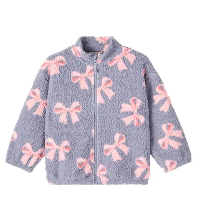 Konges Slojd Kids' Konges Sløjd Jody Fleece Jacket In Purple