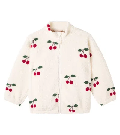 Konges Slojd Kids' Konges Sløjd Jody Fleece Jacket In White