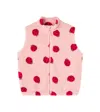 Konges Slojd Konges Sløjd Jody Printed Teddy Vest In Pink