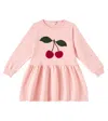 Konges Slojd Lou Cotton-blend Sweater Dress In Pink