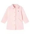 Konges Slojd Konges Sløjd Novella Embroidered Wool-blend Coat In Pink