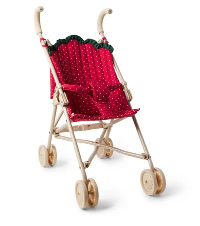 Konges Slojd Kids' Konges Sløjd Polka-dot Stroller In Red