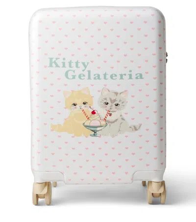 Konges Slojd Konges Sløjd Printed Carry-on Suitcase In White