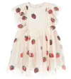 Konges Slojd Yvonne Sequined Ruffled Tulle Dress In Beige