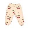 Konges Slojd Lou Cotton-blend Fleece Sweatpants In Pink