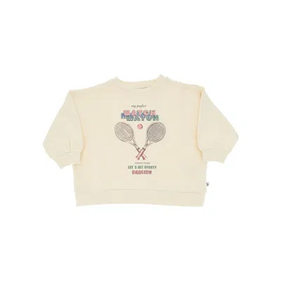 Konges Slojd 'loupy Lou' Crewneck Sweatshirt Kids In Neutral