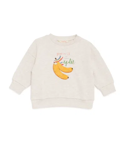 Konges Slojd Kids' Loupy Lou Sweatshirt In White