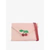 Konges Slojd Pink Glitter Love Letter Glitter Cross-body Bag In Pink