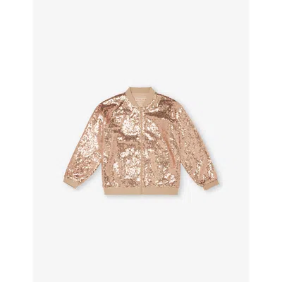 Konges Slojd Babies' Brazilian Sand Lulu Sequin Jacket 2-8 Y
