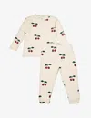 Konges Slojd Ma Grande Cerise Graphic-print Organic-cotton Pyjama Set 1-6 Years In Ma Grande Cerise