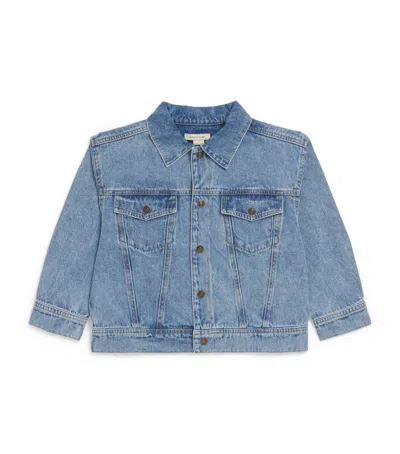 Konges Slojd Kids'  Magot Denim Jacket In Blue