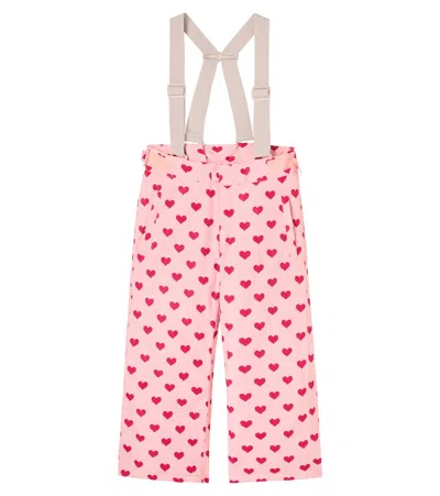 Konges Slojd Kids' Konges Sløjd Mismou Printed Snow Pants In Pink