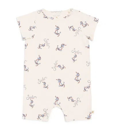 Konges Slojd Kids' Organic Cotton Anchor Playsuit