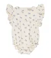 Konges Slojd Organic Cotton Coco Bodysuit In Neutral