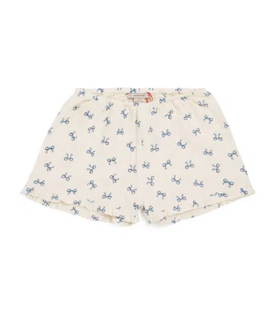 Konges Slojd Kids' Organic Cotton Coco Shorts In White