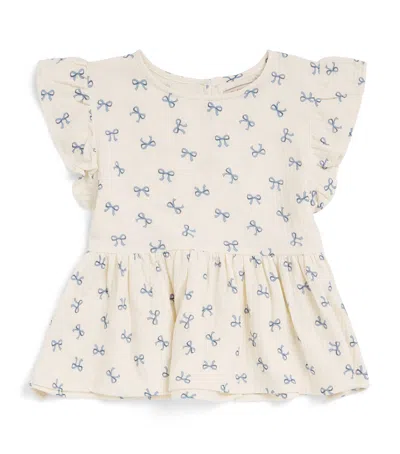 Konges Slojd Kids' Organic Cotton Coco T-shirt In Neutral