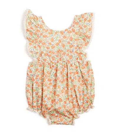 Konges Slojd Kids' Organic Cotton Floral Verbena Top In Kaluka