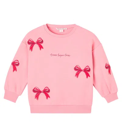 Konges Slojd Kids' Konges Sløjd Printed Cotton-blend Jersey Sweatshirt In Multi