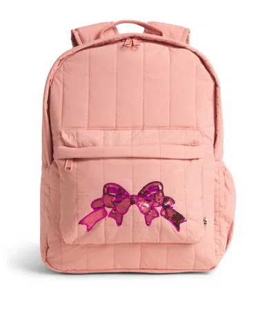 Konges Slojd Kids' Quilted Juno Backpack In Pink