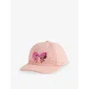 Konges Slojd Juno Embellished-bow Shell Cap 1-8 In Pink
