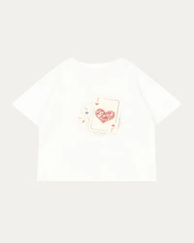 Konges Slojd Rosie H-w X Boy's Jack T-shirt In White