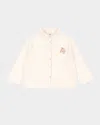 Konges Slojd Rosie H-w X Girl's Bella Button-front Shirt In White