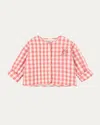 Konges Slojd Rosie H-w X Girl's Bella Jacket In Red