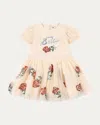 Konges Slojd Rosie H-w X Girl's Bella Sequined Tulle Dress In Neutral