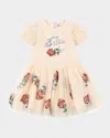 Konges Slojd Rosie H-w X Girl's Bella Sequined Tulle Dress In Neutral