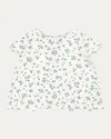 Konges Slojd Rosie H-w X Girl's Mioblu Floral Cotton Top In White