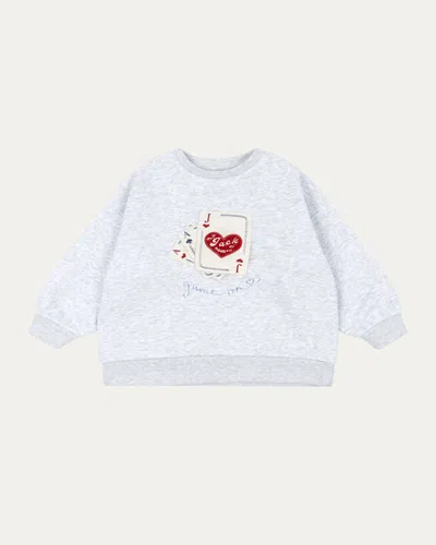 Konges Slojd Rosie H-w X Kid's Jack Sweatshirt In Blue
