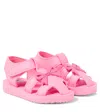 Konges Slojd Sable Faux Leather Sandals In Pink