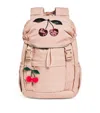 Konges Slojd Sequin Cherry Clover Backpack In Pink