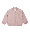 Konges Slojd Sequin Juno Bomber Jacket In Pink