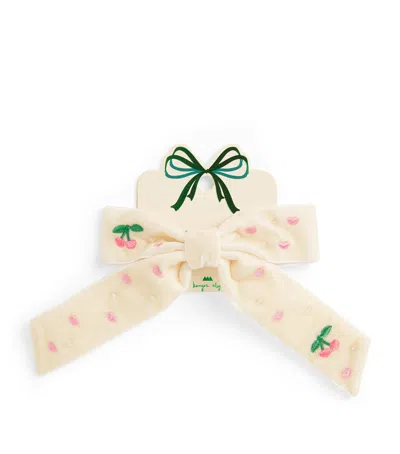 KONGES SLOJD VELVET BOW HAIR CLIP