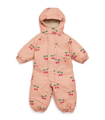 Konges Slojd Kids' Waterproof Award Snowsuit In Pink