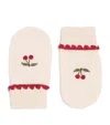Konges Slojd Wool Collette Mittens In White