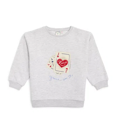 Konges Slojd Kids' X Rhw Ace Sweatshirt In White