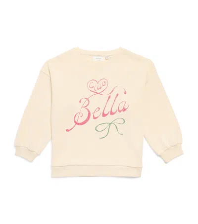 Konges Slojd Kids' X Rhw Caio Bella Sweatshirt In Neutral