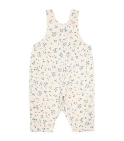 Konges Slojd Kids' X Rhw Muslin Floral Overalls In Multi