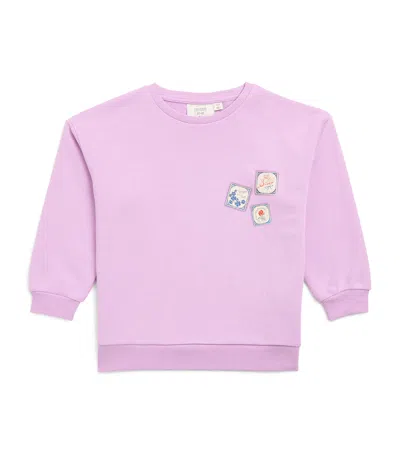 Konges Slojd Kids' X Rhw Stamp Sweatshirt In Pink