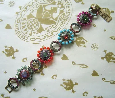 Pre-owned Konplott Bracelet Maharani Multi/antique Bronce