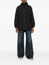 Konrad Anna Hooded Coat In Black