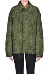 Konrad Camuflage Print Bomber In Green