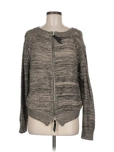 Pre-owned Konrad + Joseph Cardigan Sweater In Gray